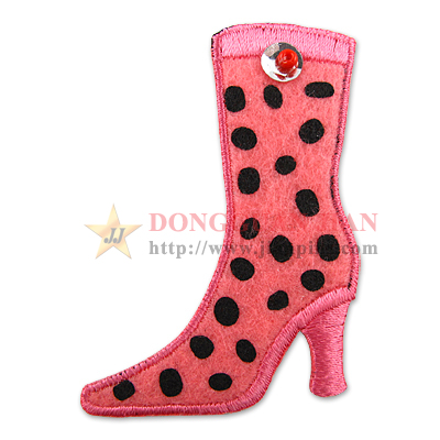 high-heeled shoes patches for jackets